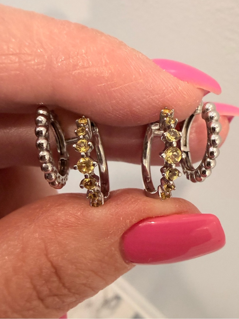 Gabriel & Co Bujukan Stuggies Sterling Stuggies Citrine stones